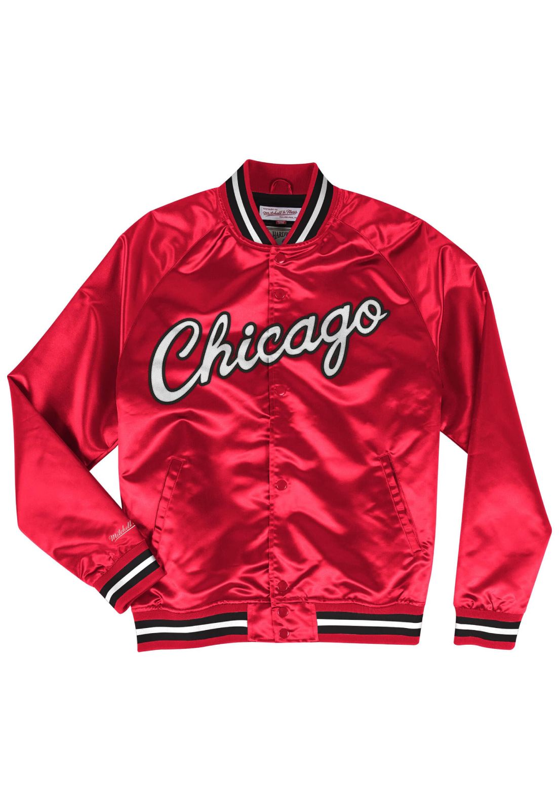Jaqueta Mitchell & Ness Lightweight Satin Jacket Chicago Bulls