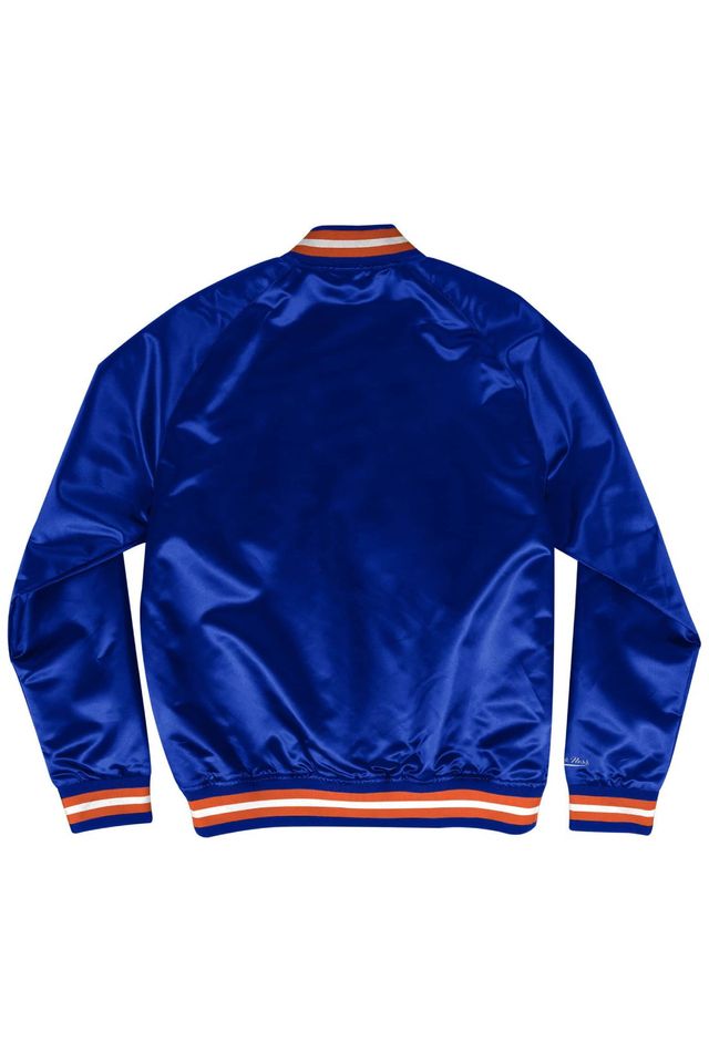 Jaqueta-Mitchell---Ness-NBA-Lightweight-Satin-Jacket-New-York-Knicks-Azul-Royal