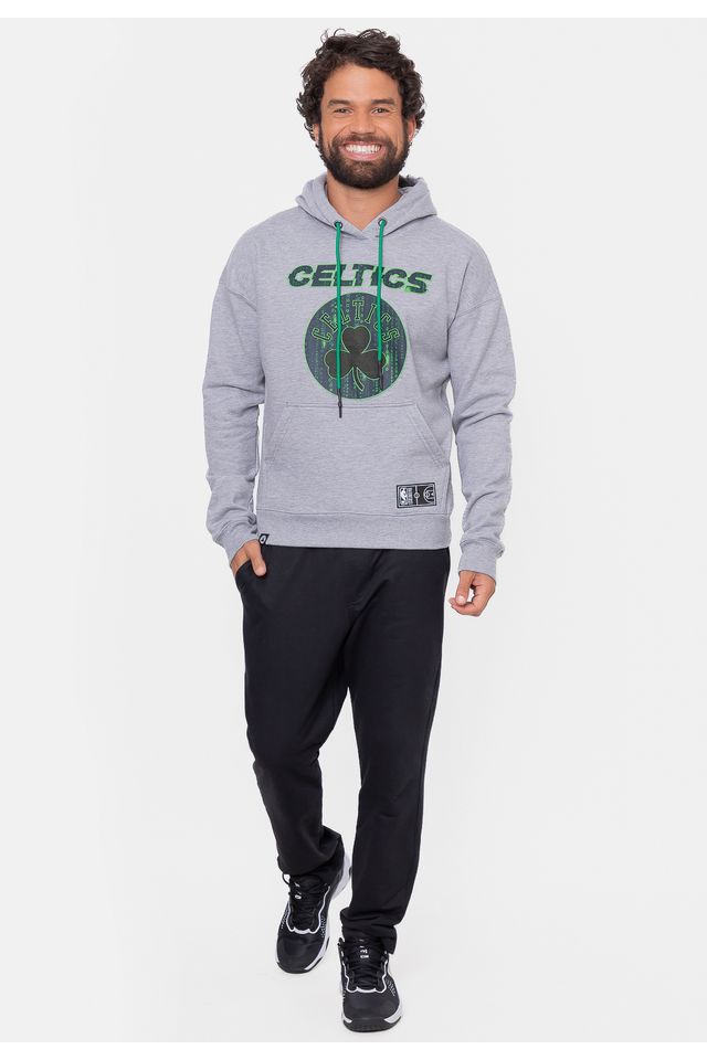 Moletom-NBA-Matrix-Boston-Celtics-Cinza-Mescla