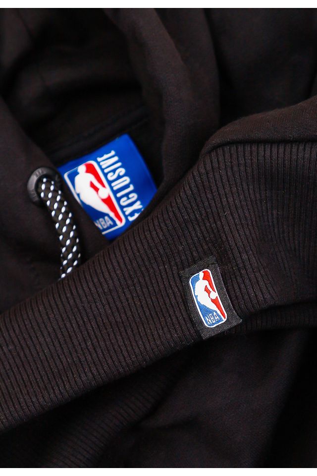 Moletom-NBA-Juvenil-Patches-San-Antonio-Spurs-Preto