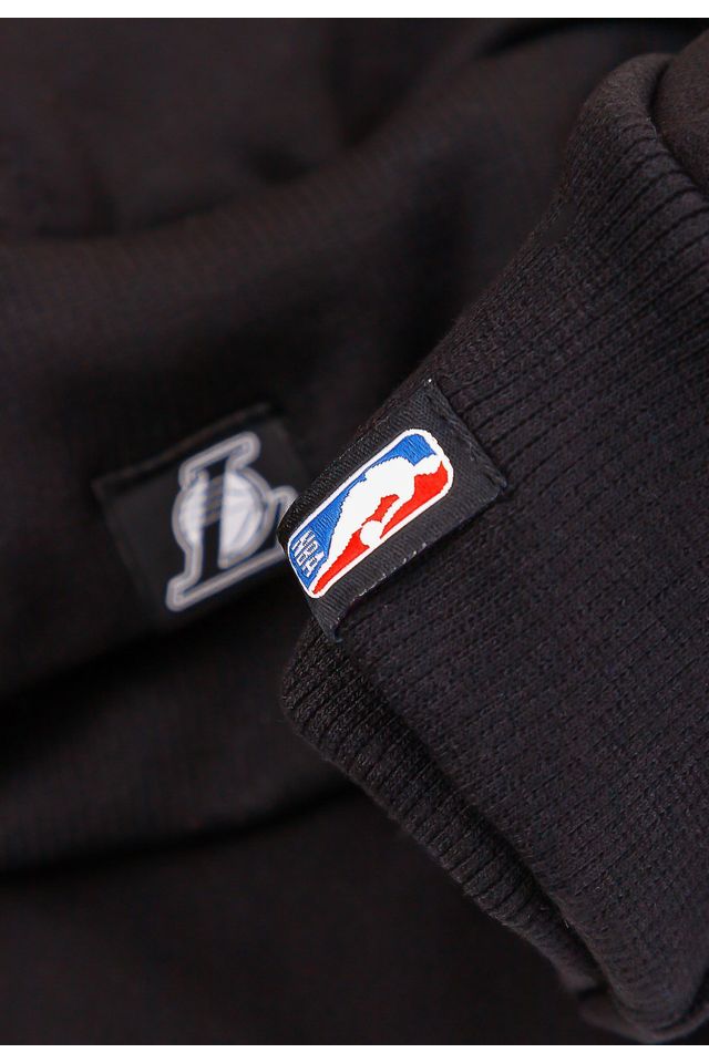 Moletom-NBA-Juvenil-Neon-Colors-Los-Angeles-Lakers-Preto