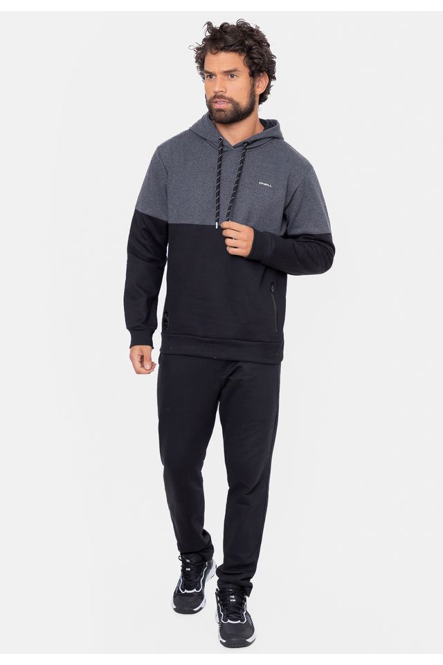 Moletom-Oneill-Fechado-Tech-Cinza-com-Preto
