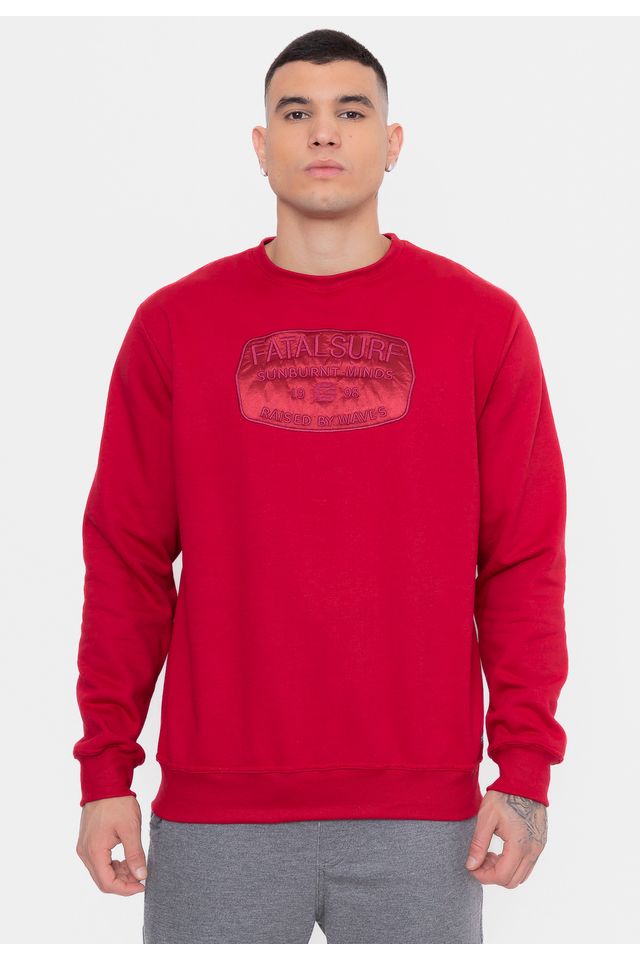 Moletom-Fatal-Gola-Careca-Mind-Vermelho Moletom-Fatal-Gola-Careca-Mind-Vermelho