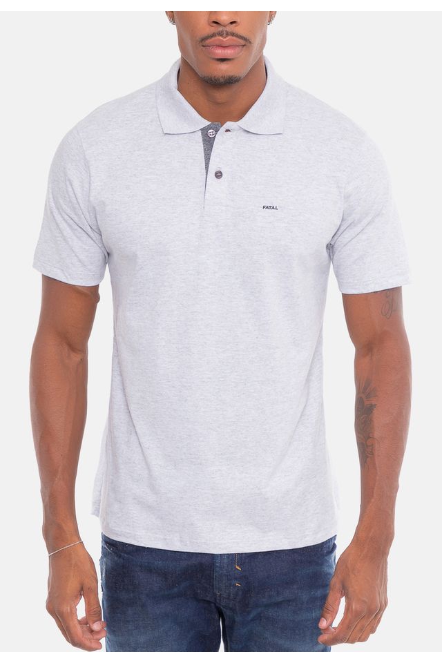 Camisa-Polo-Fatal-Basic-Rime-Gelo-Mescla