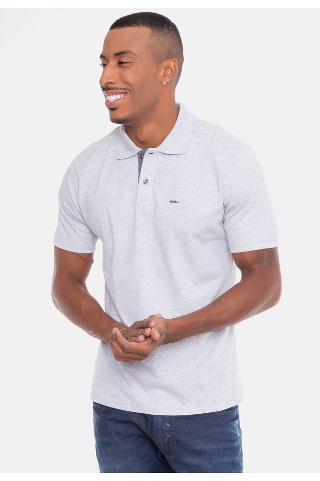 Camisa-Polo-Fatal-Basic-Rime-Gelo-Mescla