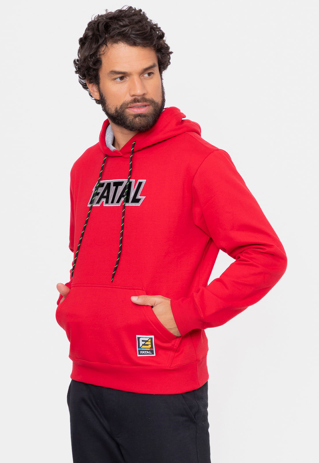 Moletom Fatal Star Vermelho Com Preto Urbane