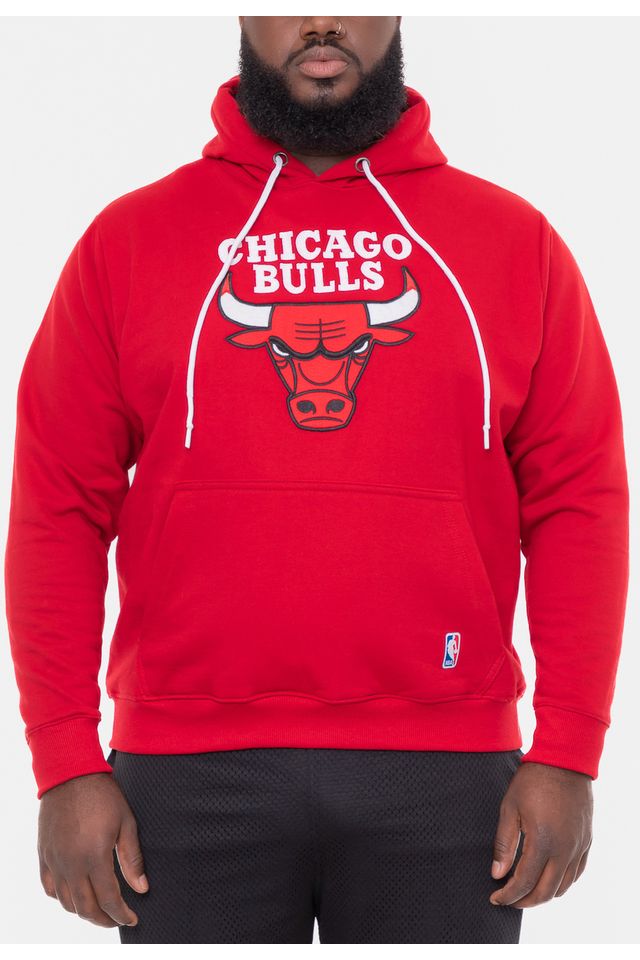 Moletom-NBA-Plus-Size-Com-Feltro-Logo-Chicago-Bulls-Vermelho