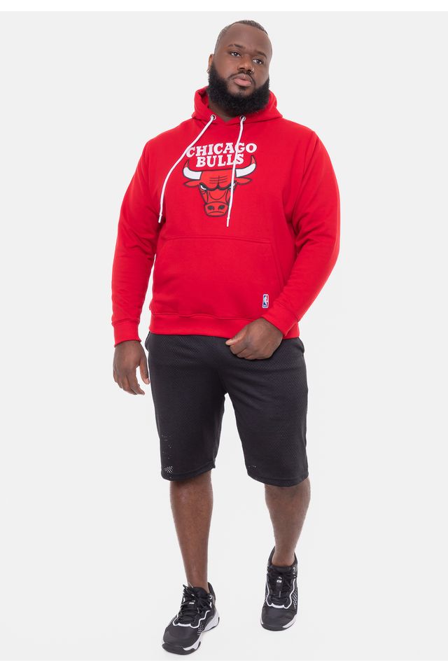 Moletom-NBA-Plus-Size-Com-Feltro-Logo-Chicago-Bulls-Vermelho