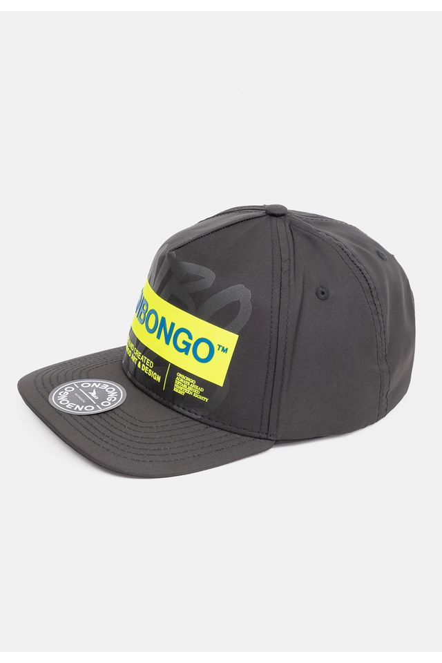 Bone-Onbongo-Snapback-Aba-Curva-Preto