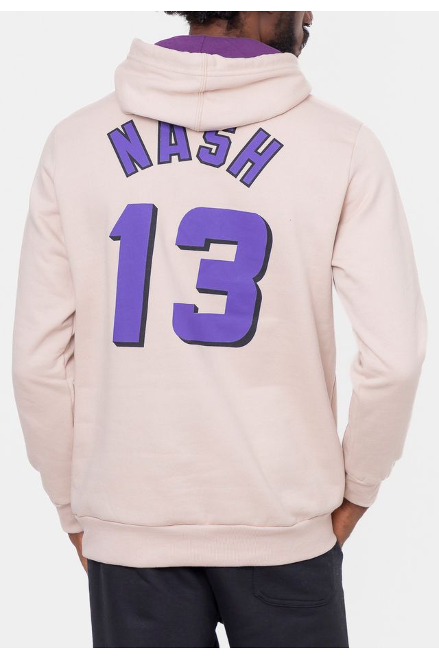 Moletom-Mitchell---Ness-Fechado-Steve-Nash-Phoenix-Suns-Bege