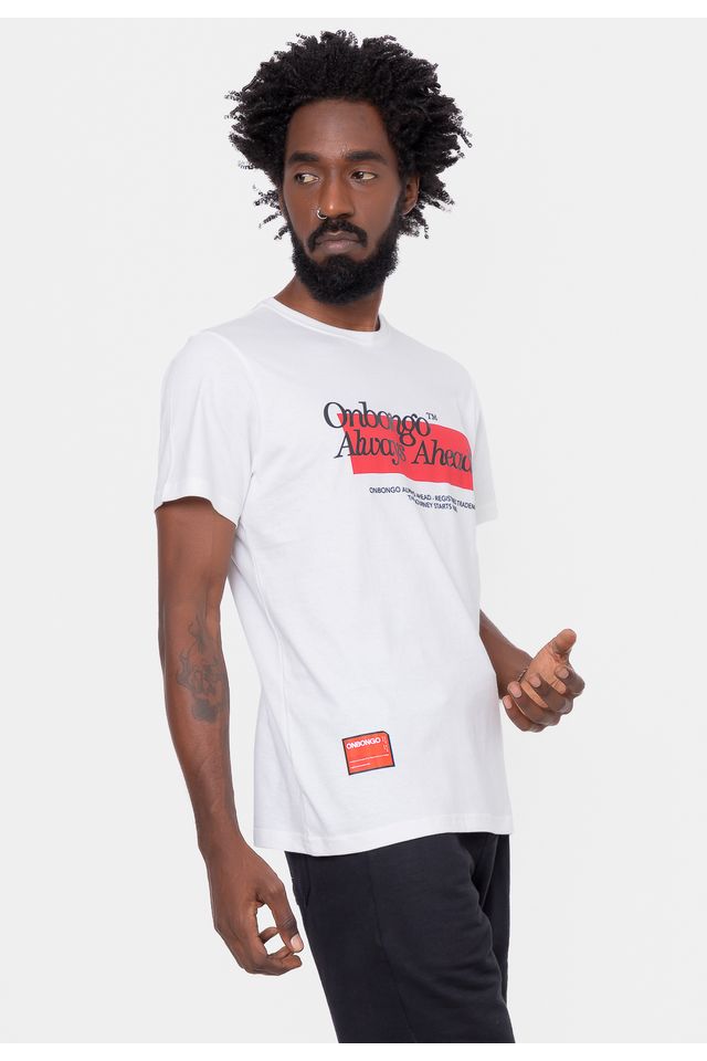 Camiseta-Onbongo-Mina-Branca Camiseta-Onbongo-Mina-Branca