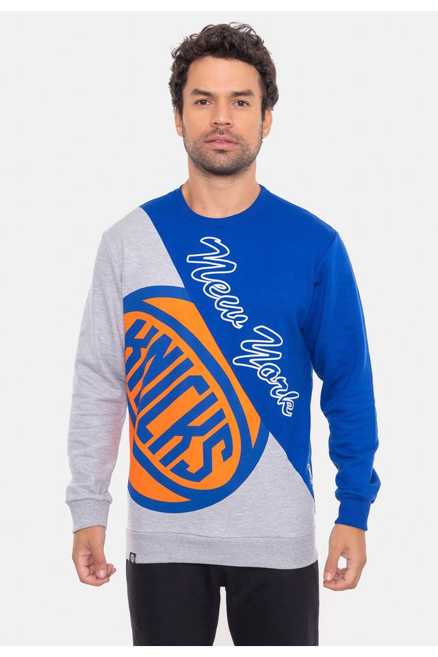 Moletom-NBA-Wordmark-New-York-Knicks-Azul