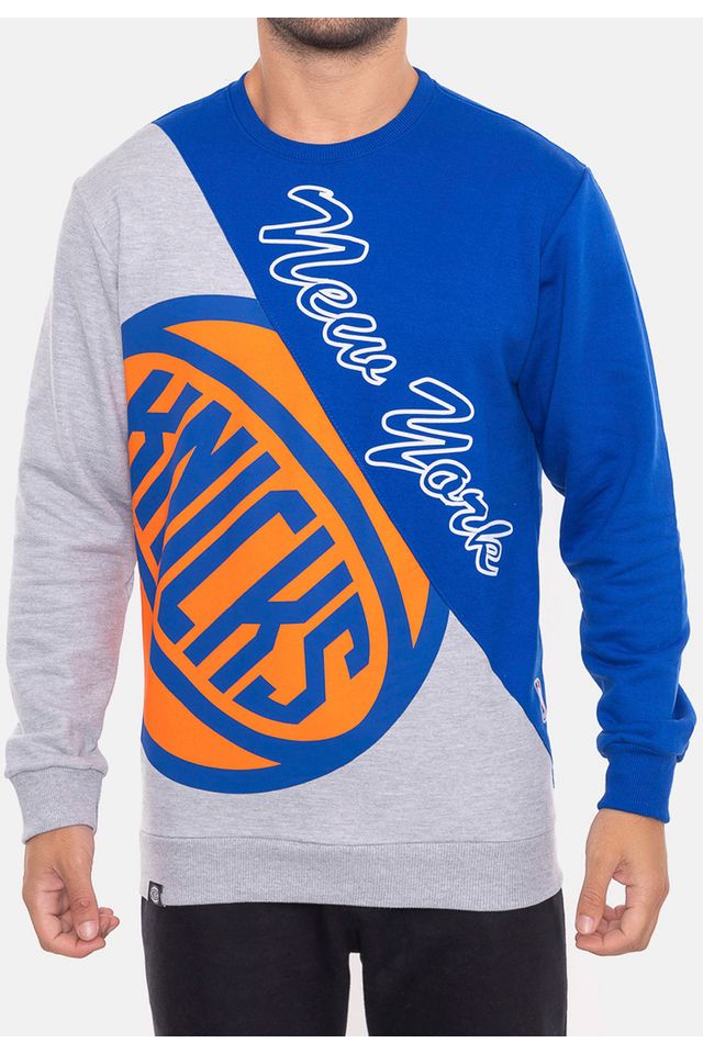 Moletom-NBA-Wordmark-New-York-Knicks-Azul