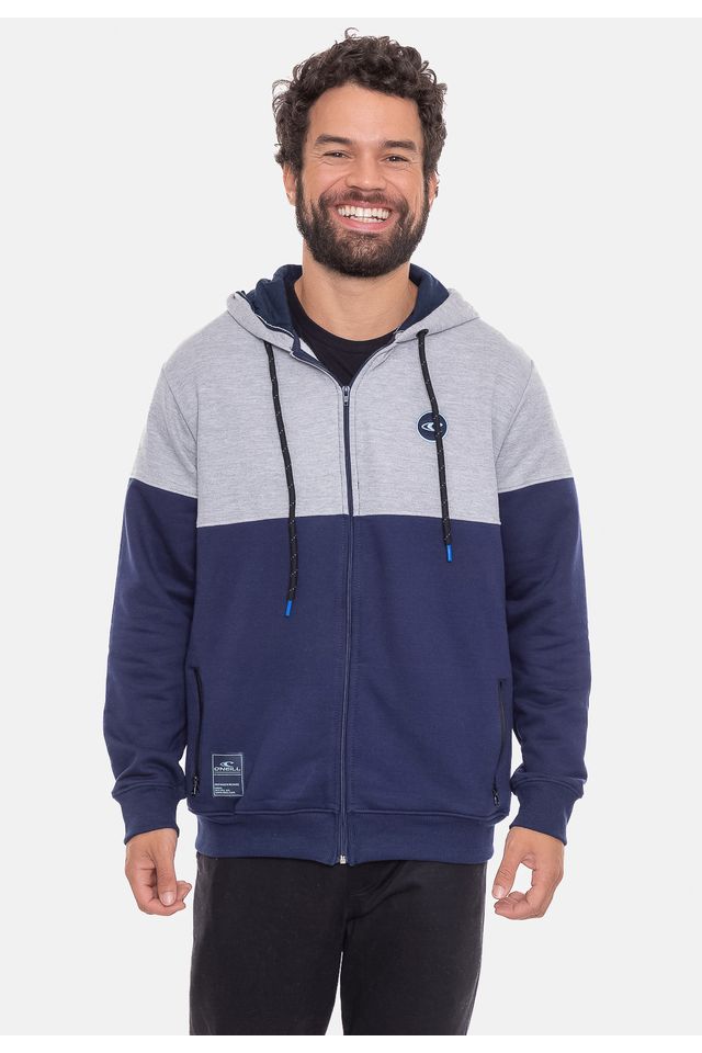 Moletom-Oneill-Melange-Azul-Marinho