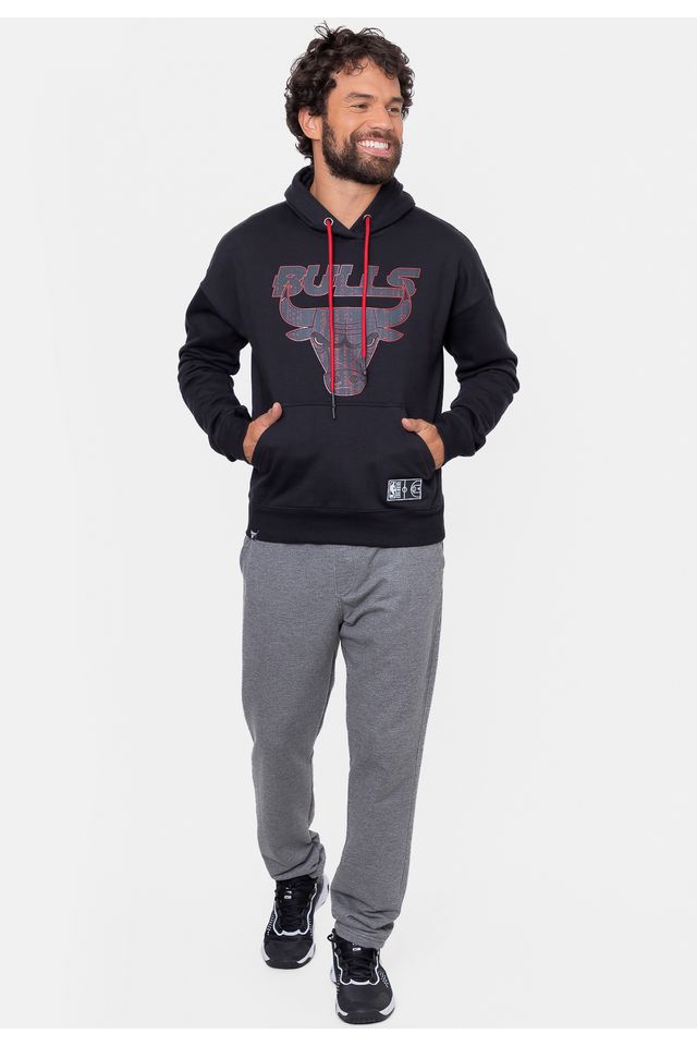 Moletom-NBA-Canguru-Matrix-Chicago-Bulls-Preto