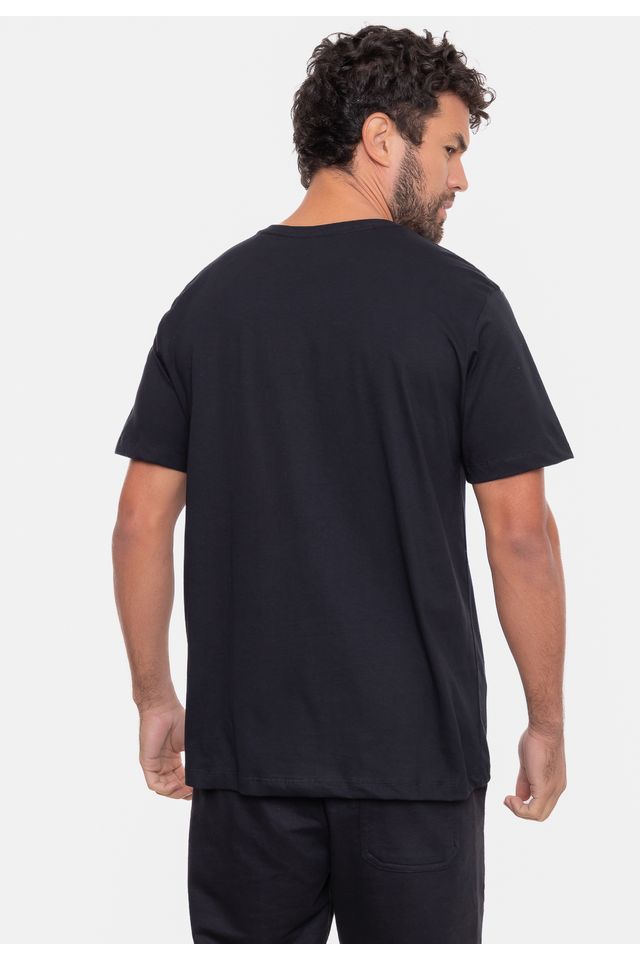 Camiseta-NBA-Mini-Logo-Soft-Preta