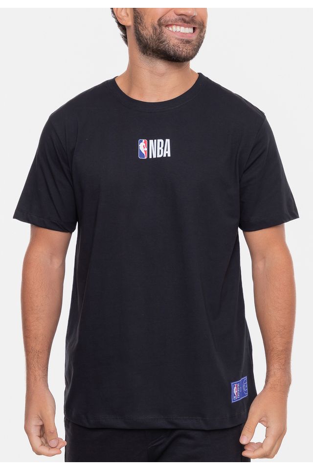 Camiseta-NBA-Mini-Logo-Soft-Preta