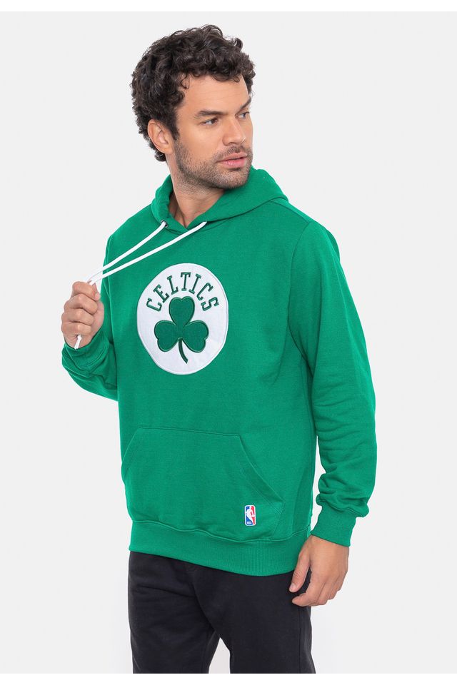 Moletom-NBA-Canguru-Feltro-Logo-Boston-Celtics-Verde