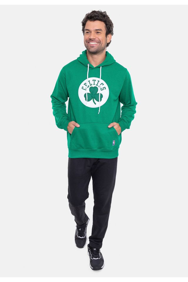 Moletom-NBA-Canguru-Feltro-Logo-Boston-Celtics-Verde