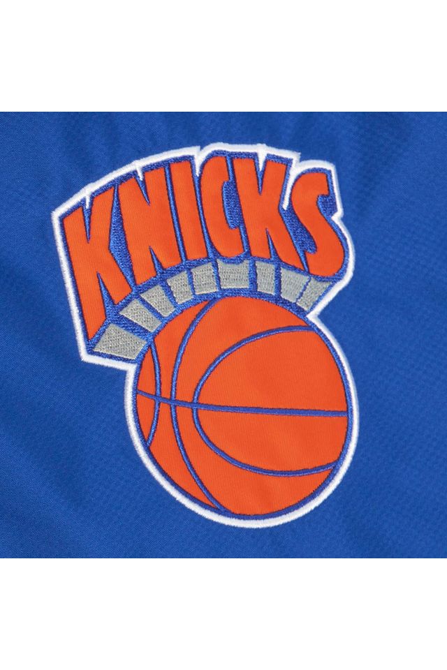 Jaqueta-Mitchell---Ness-NBA-Pullover-Anorak-New-York-Knicks-Azul-Royal