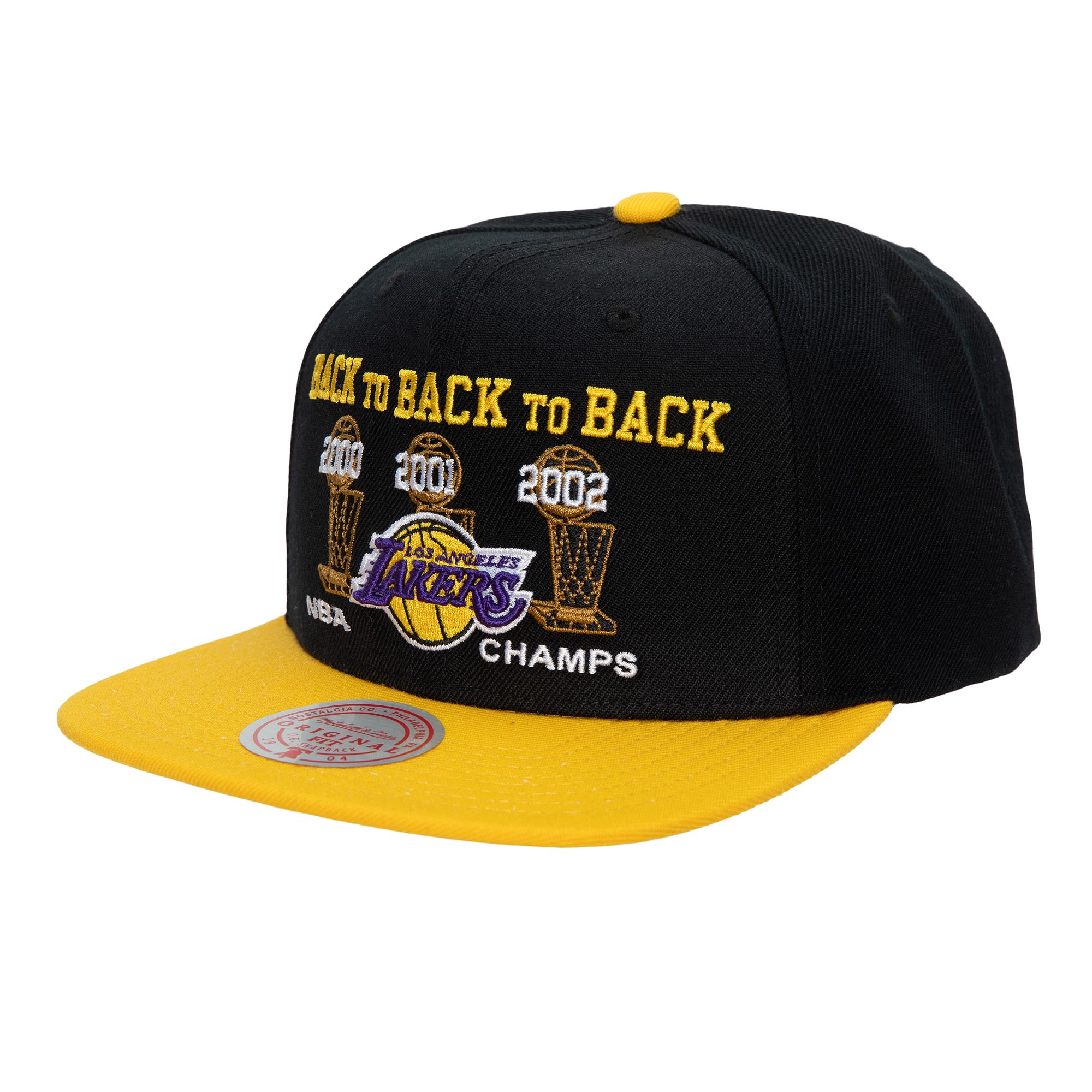 Boné Mitchell & Ness NBA Champs HWC Los Angeles Lakers Preto - Urbane