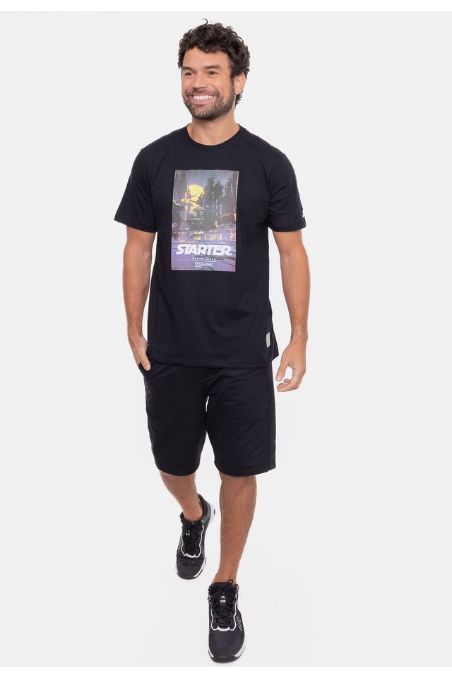 Camiseta-Starter-Graphics-Preta