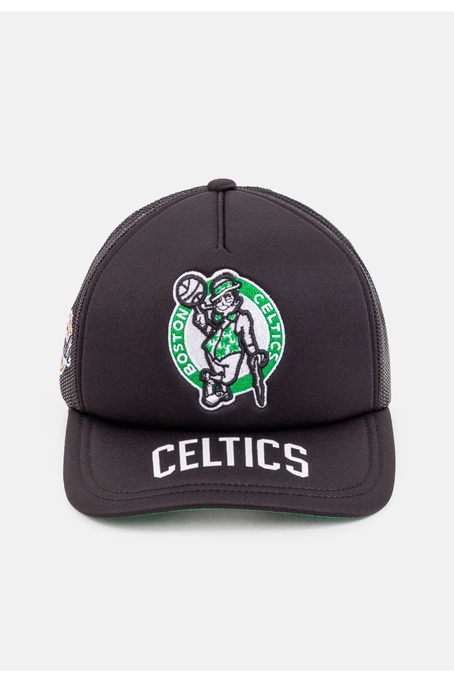 Bone-Mitchell---Ness-NBA-Trucker-HWC-Boston-Celtics-Preto Bone-Mitchell---Ness-NBA-Trucker-HWC-Boston-Celtics-Preto