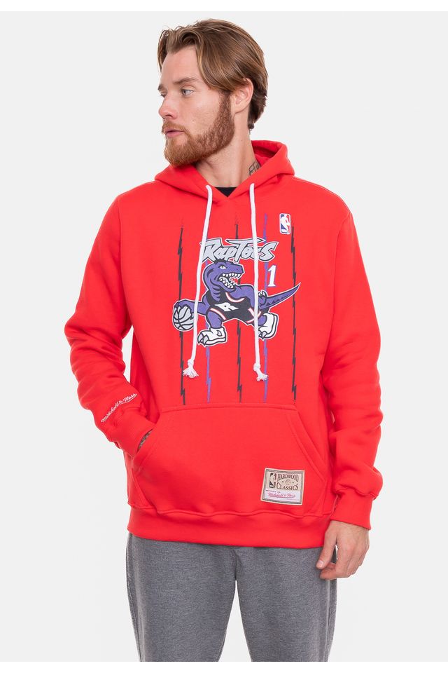 Moletom-Mitchell---Ness-Name-And-Number-Tracy-Mc-Grady-Vermelho Moletom-Mitchell---Ness-Name-And-Number-Tracy-Mc-Grady-Vermelho