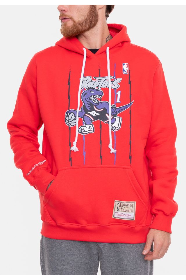 Moletom-Mitchell---Ness-Name-And-Number-Tracy-Mc-Grady-Vermelho