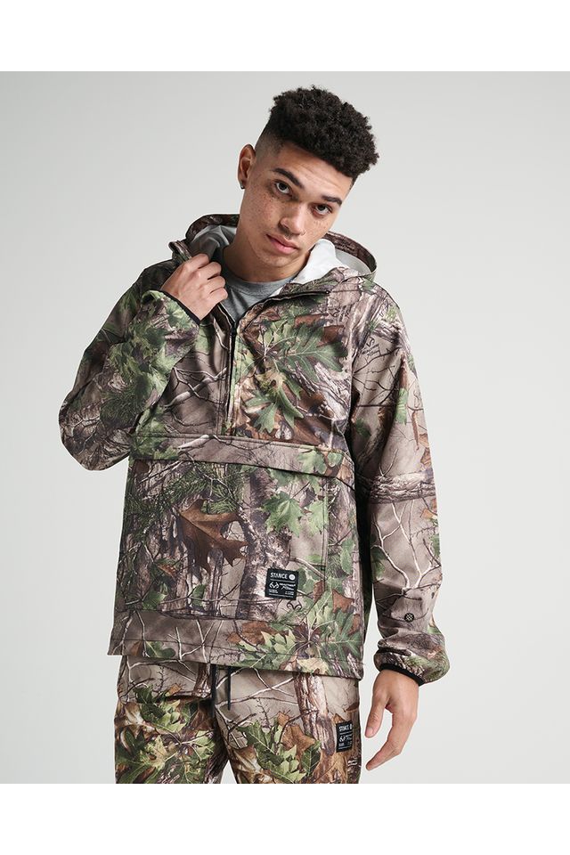 Jaqueta-Stance-Complex-Anorak-Realtree-Camuflada