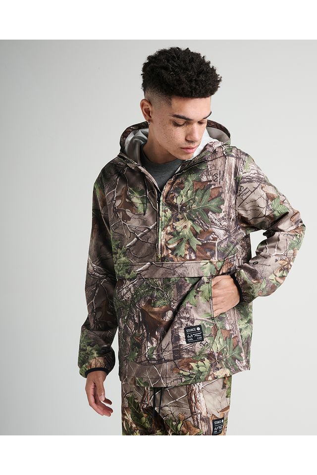 Jaqueta-Stance-Complex-Anorak-Realtree-Camuflada