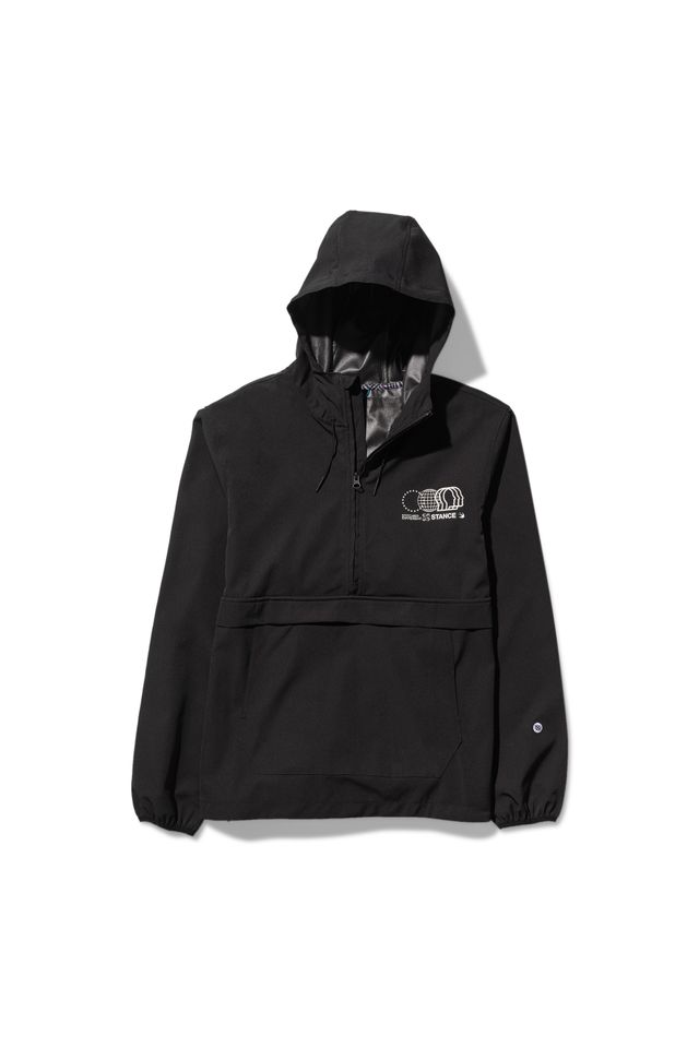 Jaqueta-Stance-Complex-Anorak-Preta