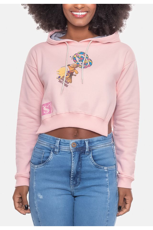Moletom-Ecko-Feminino-Cropped-Biscoito-Collab-Shrek-Rosa