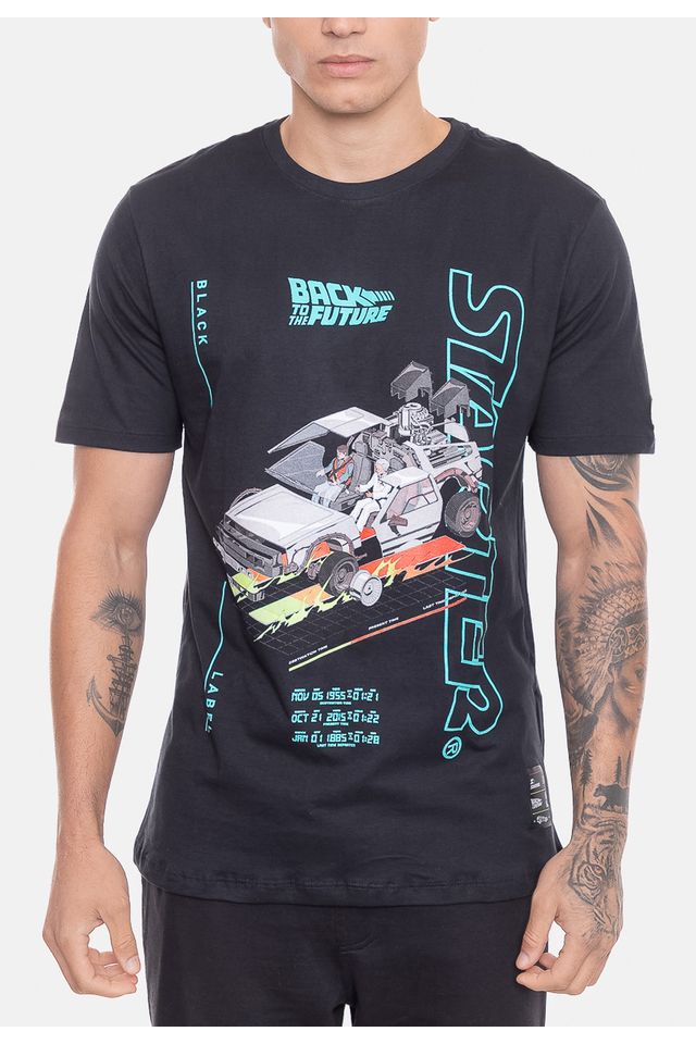 Camiseta-Starter-DMC-Unbuilt-Preta