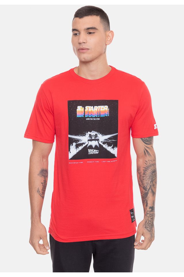 Camiseta-Starter-Lightning-Future-Vermelha