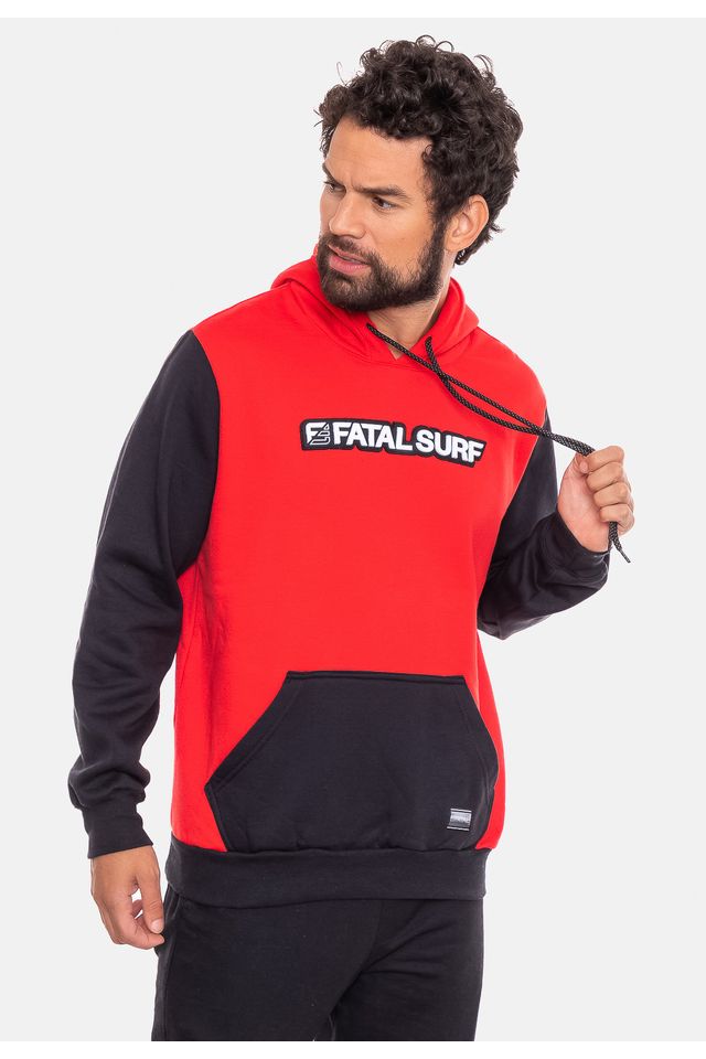 Moletom-Fatal-Canguru-Fechado-Vermelho