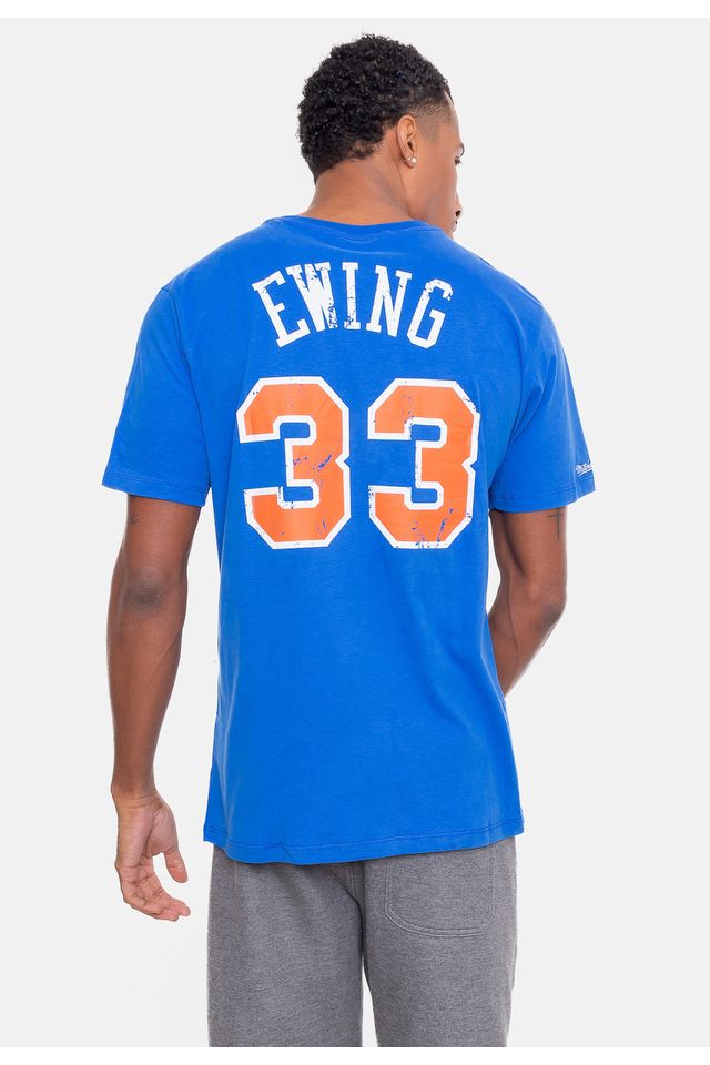 Camiseta-Mitchell---Ness-Name-And-Number-Patrick-Ewing-Azul