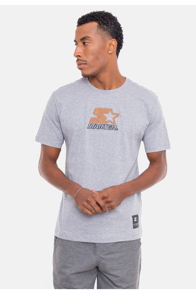 Camiseta-Starter-Estampada-Logo-Cinza-Mescla