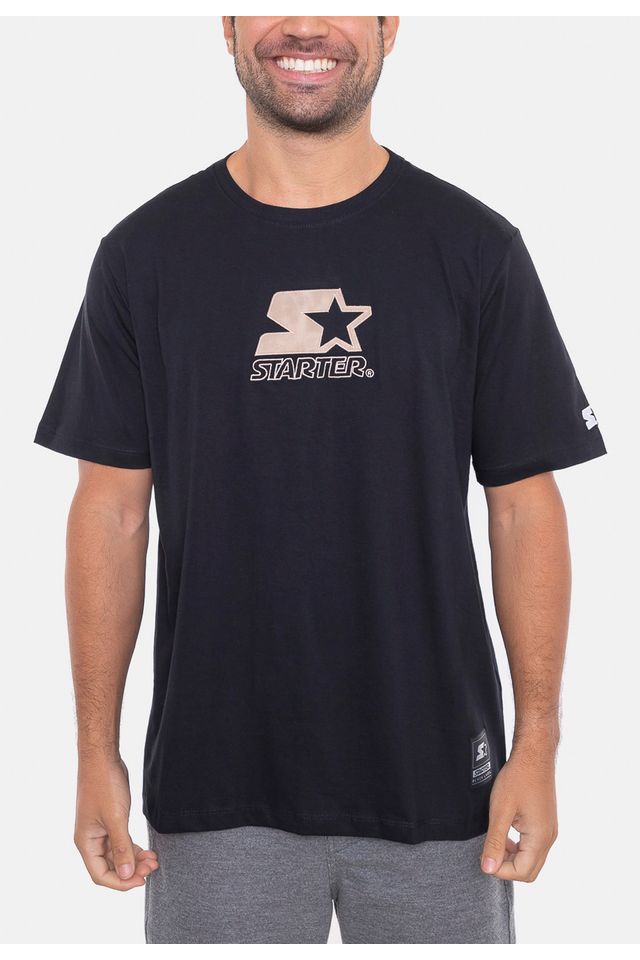 Camiseta-Starter-Estampada-Logo-Preta
