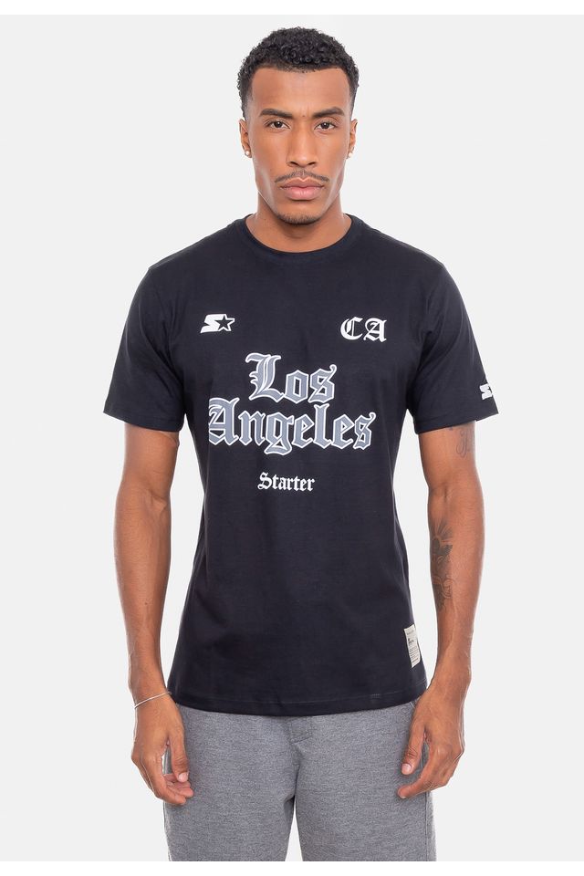 Camiseta-Starter-Estampada-CA-Preta