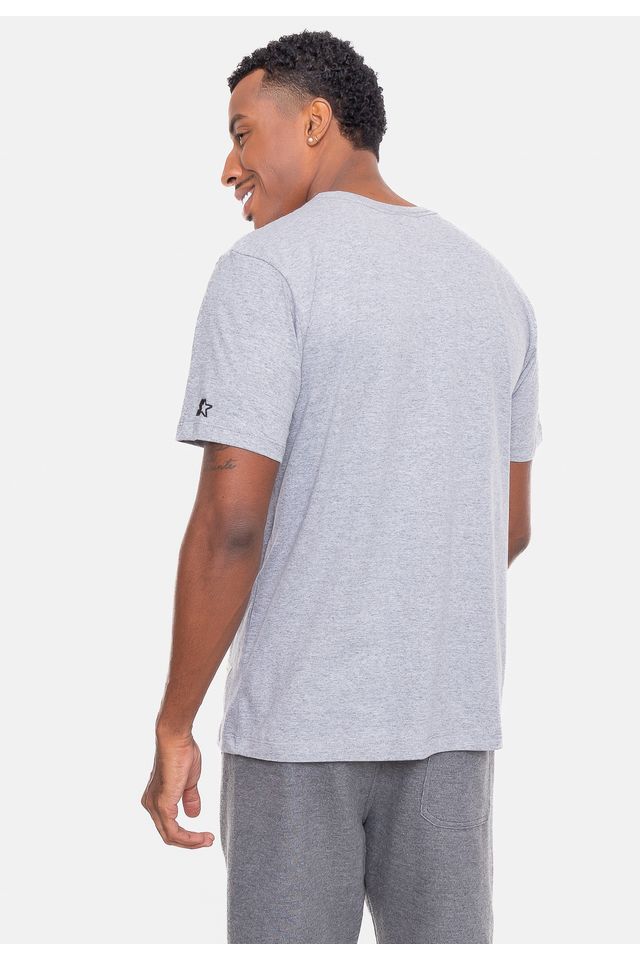 Camiseta-Starter-Estampada-LFTS-Cinza-Mescla