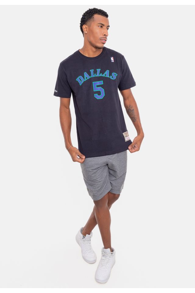 Camiseta-Mitchell---Ness-Name-And-Number-Jason-Kidd-Preta