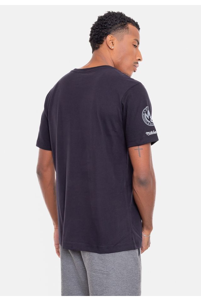 Camiseta-Mitchell---Ness-Branded-Patches-Preta