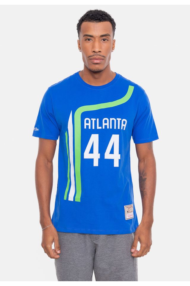 Camiseta-Mitchell---Ness-Name-And-Number-Pistol-Azul Camiseta-Mitchell---Ness-Name-And-Number-Pistol-Azul