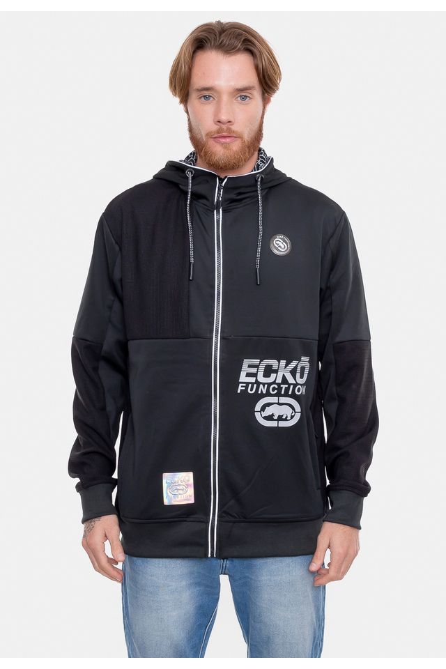 Moletom-Ecko-Canguru-Aberto-Preto Moletom-Ecko-Canguru-Aberto-Preto