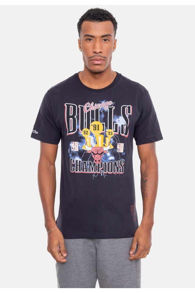 Camiseta-Mitchell---Ness-NBA-Playoffs-Preta Camiseta-Mitchell---Ness-NBA-Playoffs-Preta