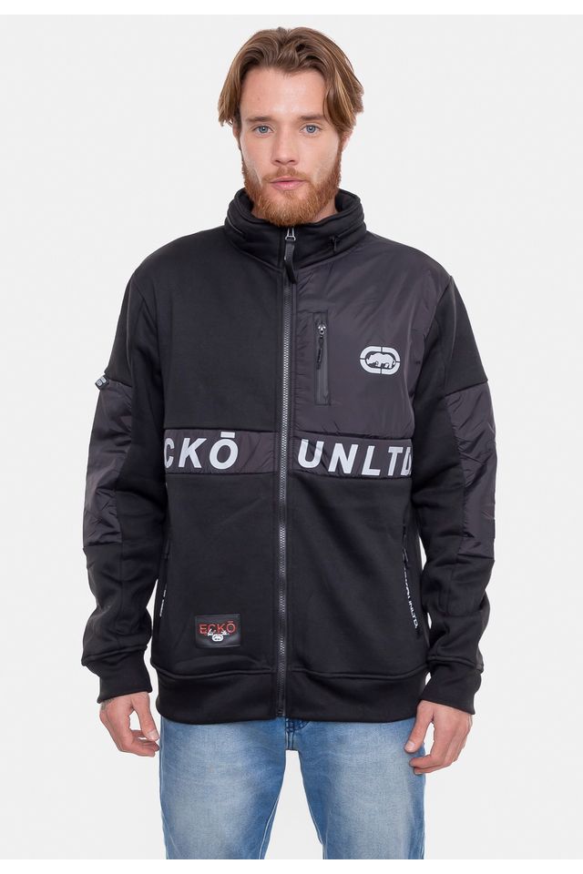 Moletom-Ecko-Canguru-Aberto-Preto