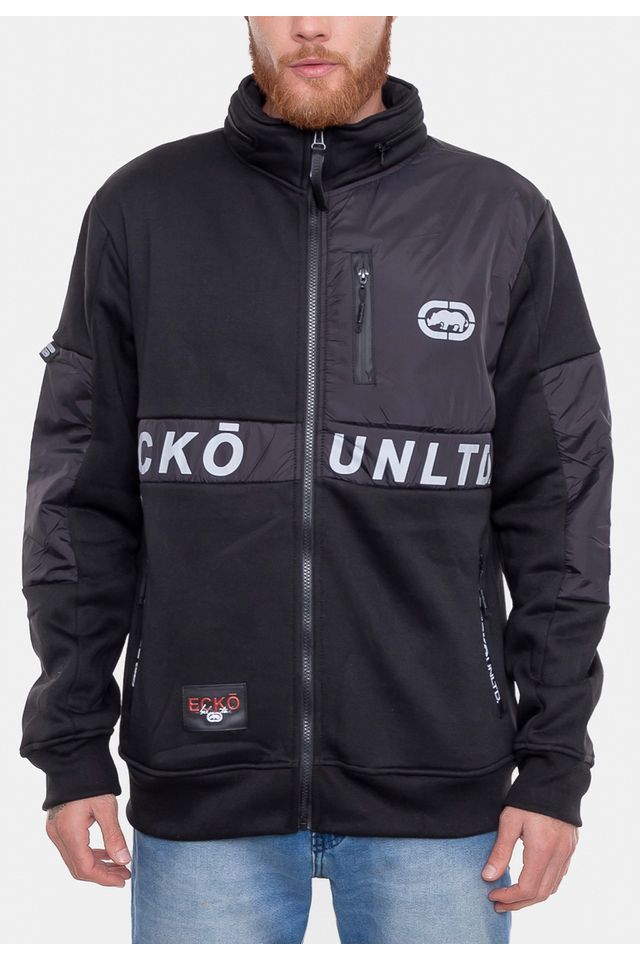 Moletom-Ecko-Canguru-Aberto-Preto