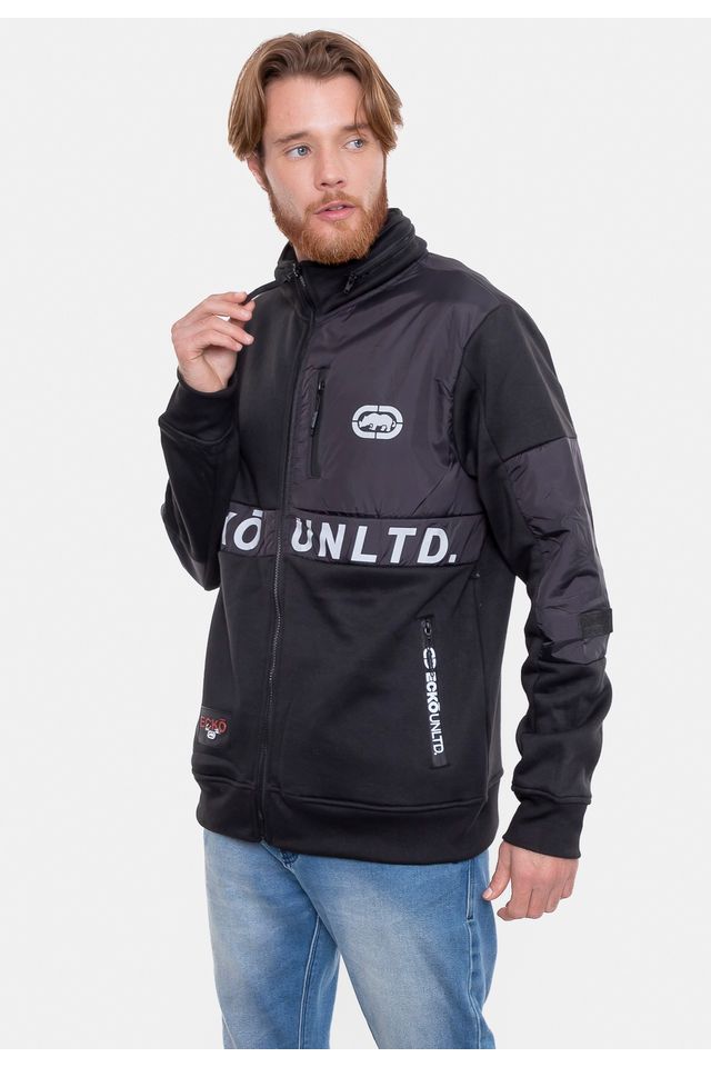 Moletom-Ecko-Canguru-Aberto-Preto