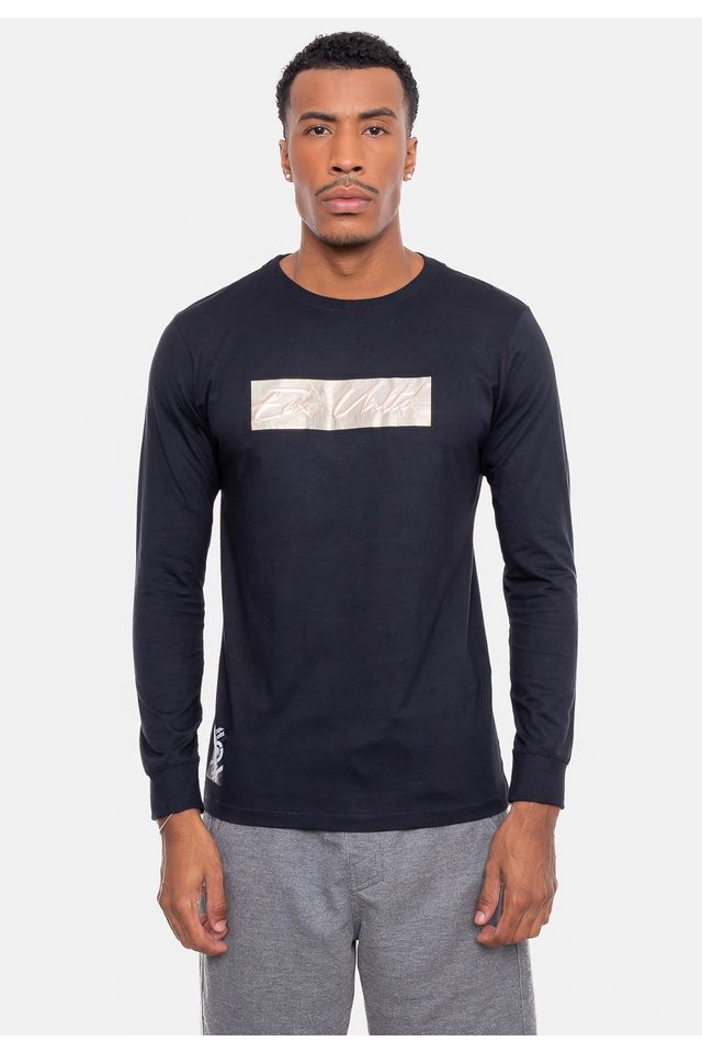Camiseta-Ecko-Especial-Manga-Longa-Preta